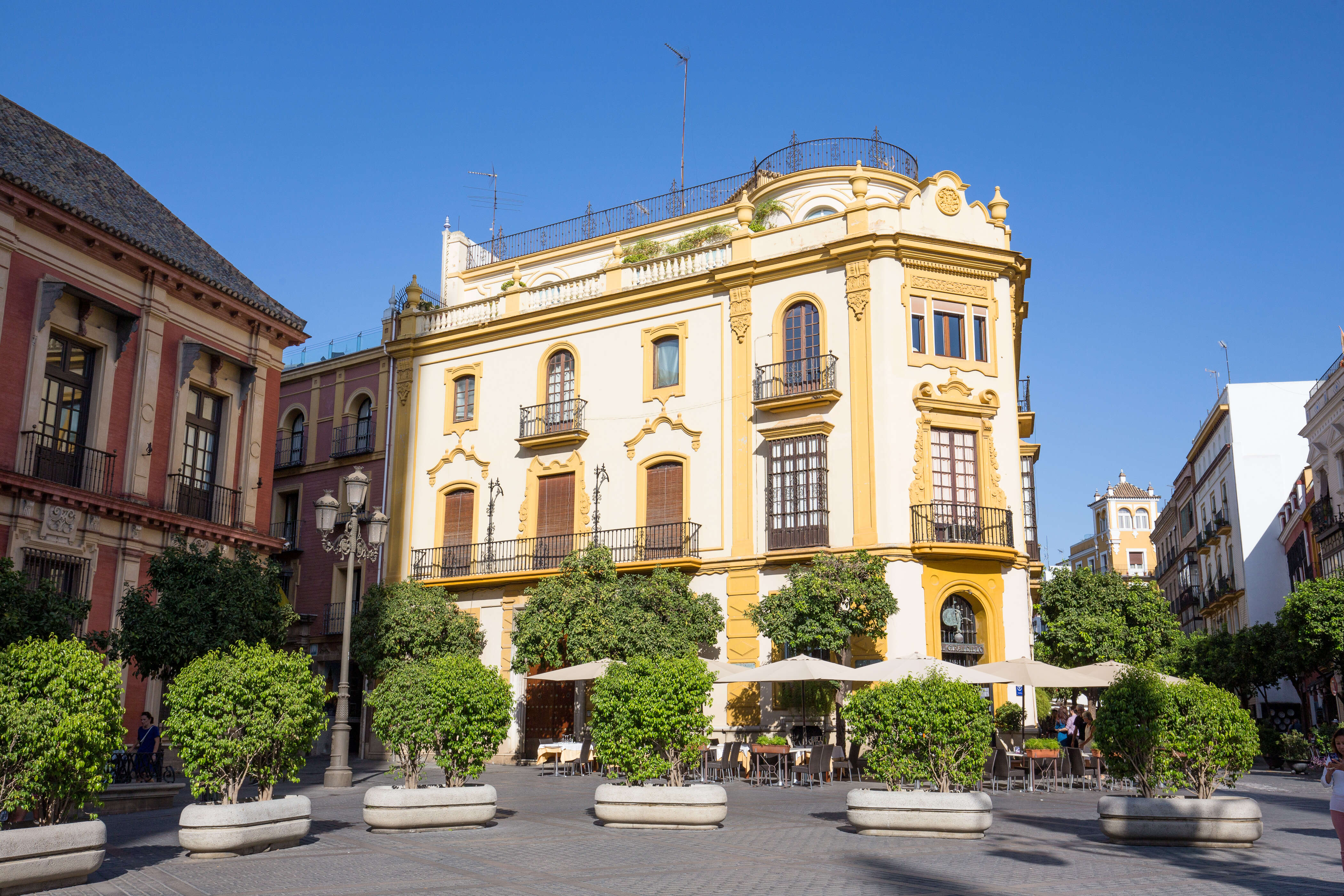 barockes Haus am Plaza Virgen de los Reyes