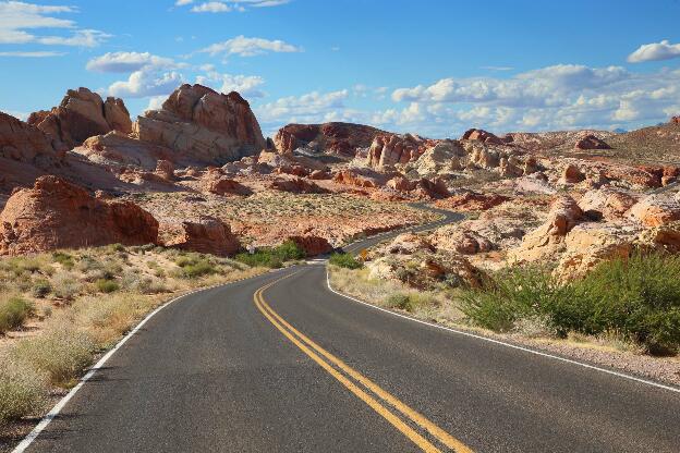 Scenic Loop-Road im Valley of Fire