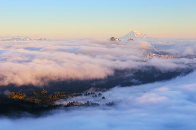 Mt. Rainier clouds