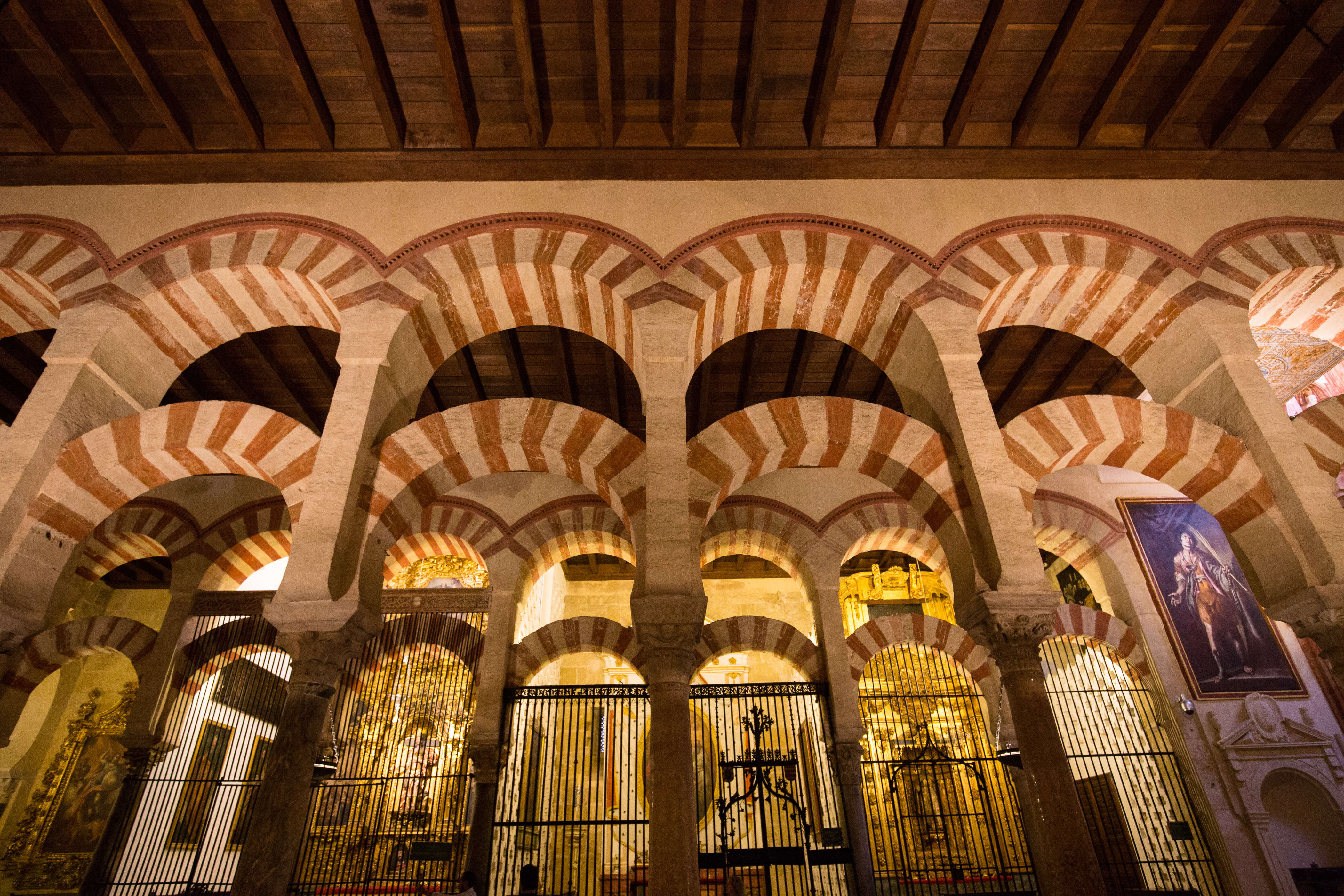 Säulen in der Mezquita Catedral